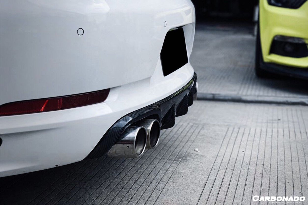 2016 - 2019 Porsche 911 991.2 Carrera/Targa/S/4S/GTS OD Style Quad Exhaust Rear Lip